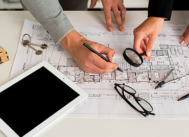 Gambar Blueprint Desain Arsitektur